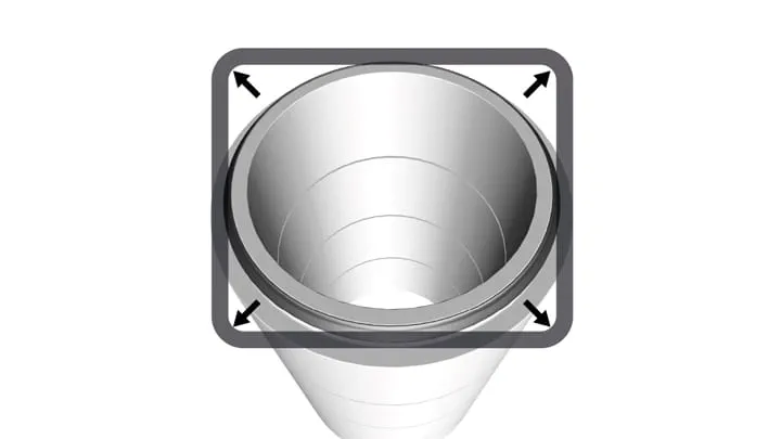 Trelleborg 146 top view - installation instruction step 2