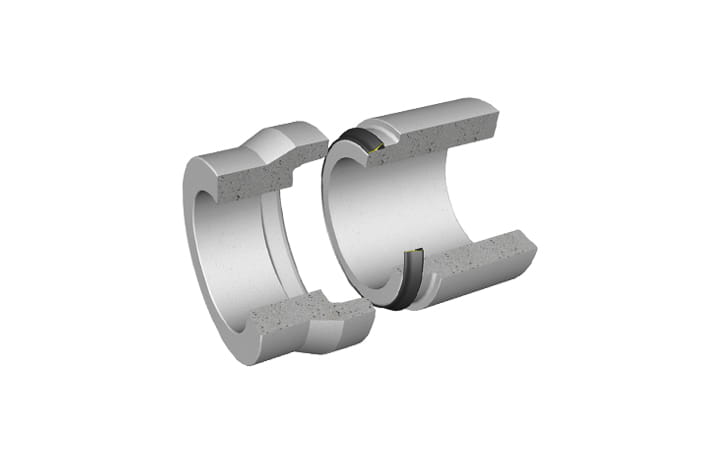 3D Cross section of  Trelleborg 146 in a manhole