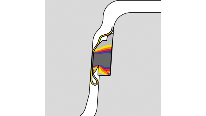 Trelleborg 154 instruction d'installation étape 3