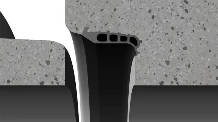 Trelleborg 165 3D section view - installation instruction step 1