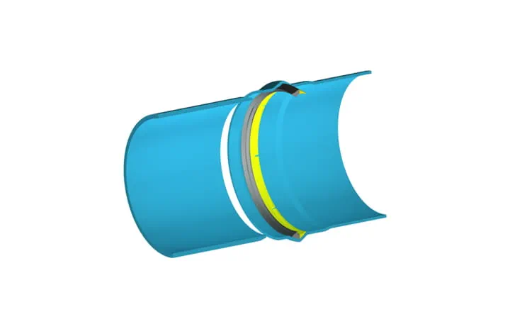 Trelleborg 607 PIP-Lock in a pipe