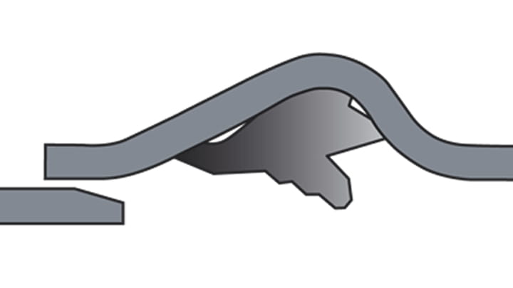 Trelleborg 575 section view - installation instruction step 2