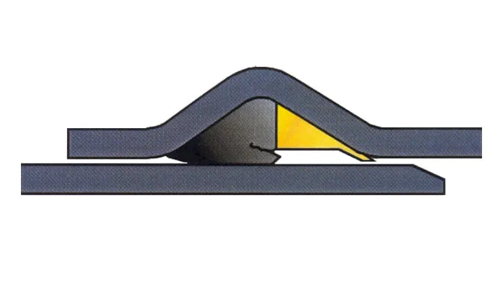 Trelleborg 605 Sewer-Lock section view - installation instruction step 3
