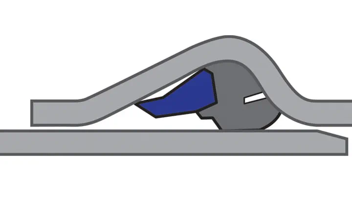 Trelleborg Anger-Lock section view - installation instruction step 3