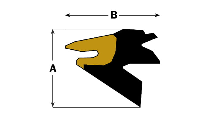 Trelleborg Din-Lock 582 profil du joint