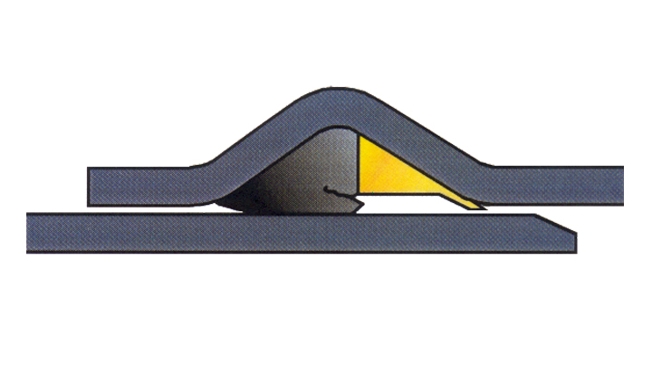 Trelleborg  Power-Lock  section view - installation instruction step 2