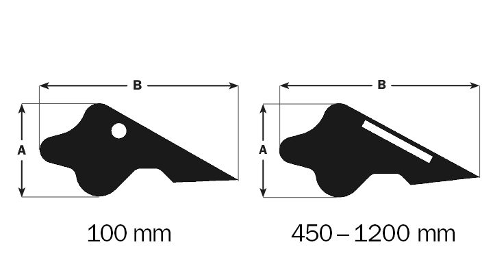 Section view drawing of Trelleborg 559 Rieber Pressure
