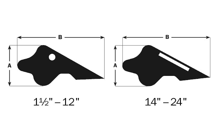 Section view drawing of Trelleborg 560 Rieber IPS
