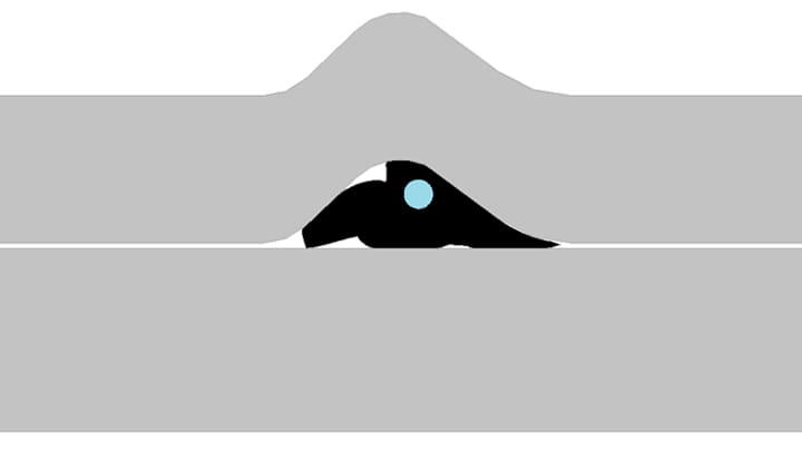 Trelleborg Rieber Sewer section view - installation