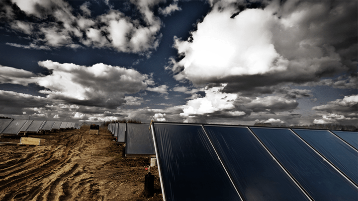 Parque de paneles solares