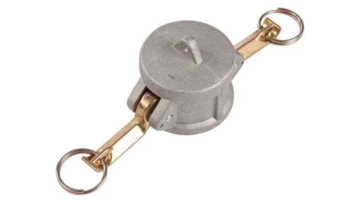 Blind coupling used as a positioning accessory for a catch bag in rescue operations