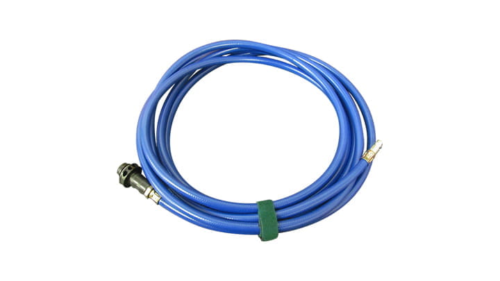 Inflation hose blue connector 
