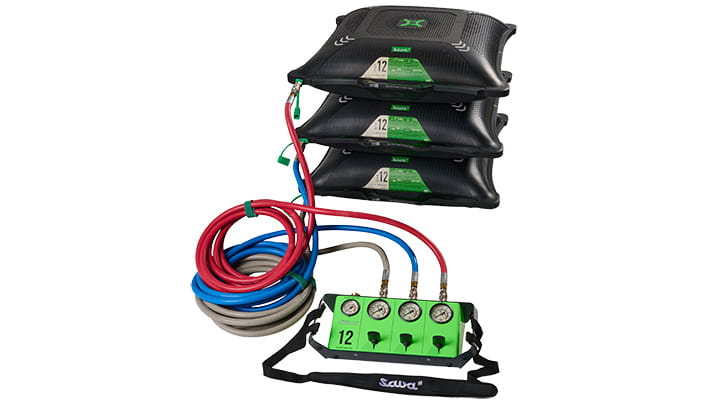 Flat bags conventional bags stack 3 bags