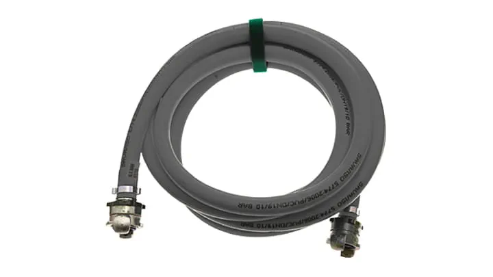Inflation hose black rigid