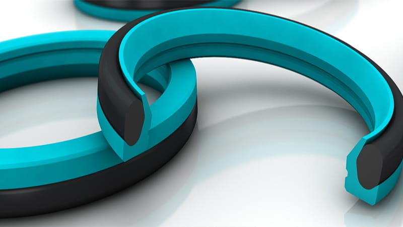 Hydraulic Rod Seals for hydraulic cylinders by Trelleborg