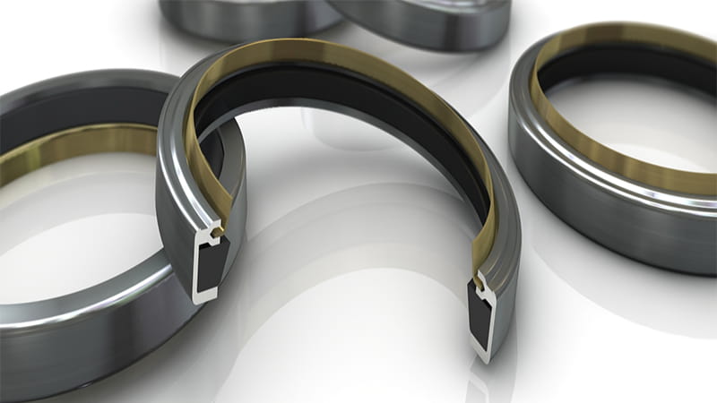 Hydraulic Scrapers, Hydraulic Wipers, Wiper Seals For Hydraulic Cylinders by Trelleborg