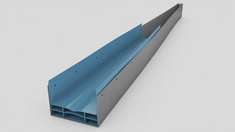 36aFlap Cusion seal trainling end