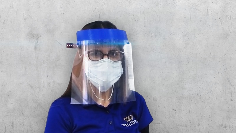 Press Picture Trelleborg 3D Printed Mask_TSS Employee_Web