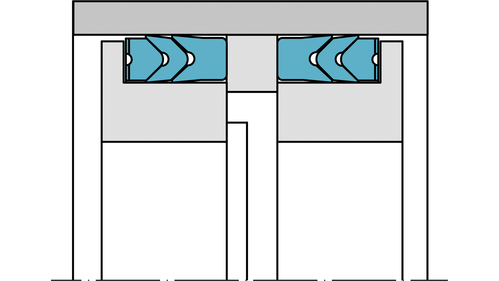 Polypac R27 Compact Seal Polypac DBM | Hydraulic Piston Seals | Trelleborg
