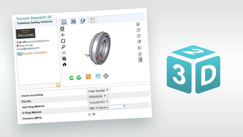 Hydraulic Seals, Rotary Shaft Seals, O-Rings by Trelleborg