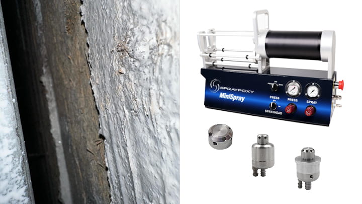 Trelleborg’s Spraypoxy equipment