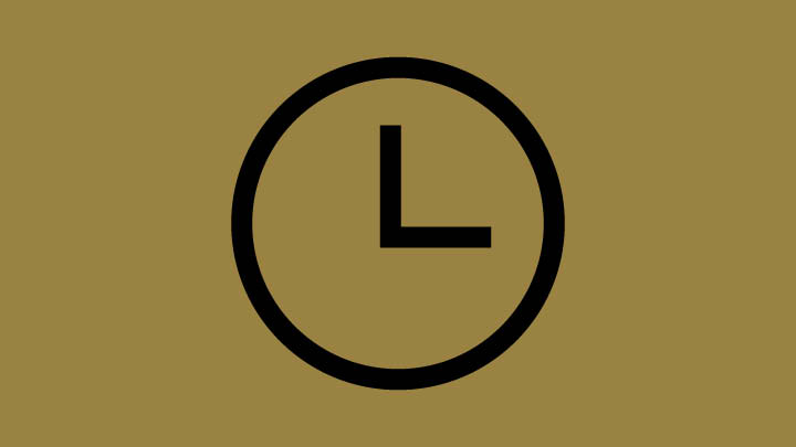 A watch icon, symbolizing quicker, more efficient work or time-saving benefits offered by the equipment