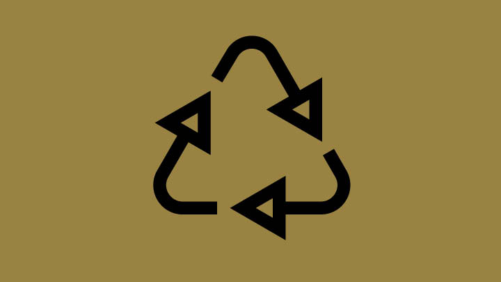 Icon, featuring a recycling symbol, showing eco-friendly repairs—no dust or hazardous waste with Spraypoxy coating