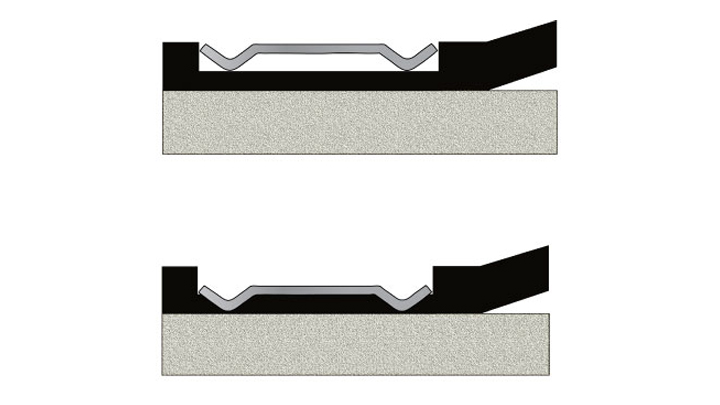 Cross section of Kor-N-Seal® II 506 - Trelleborg