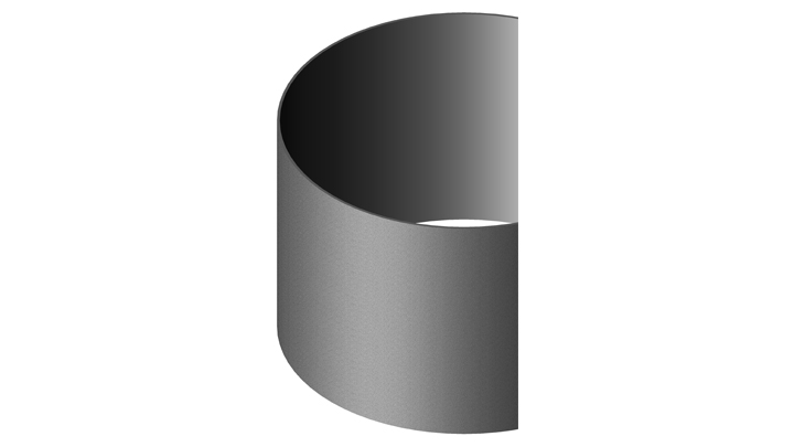 Profile of a half manhole