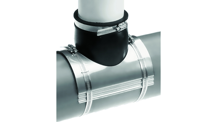 Kor-N-Tee Saddle®  in a smooth wall pipe
