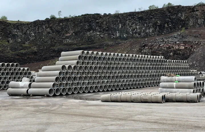 Concrete pipes