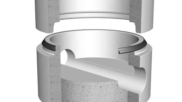 Trelleborg 116 joint dans un regard