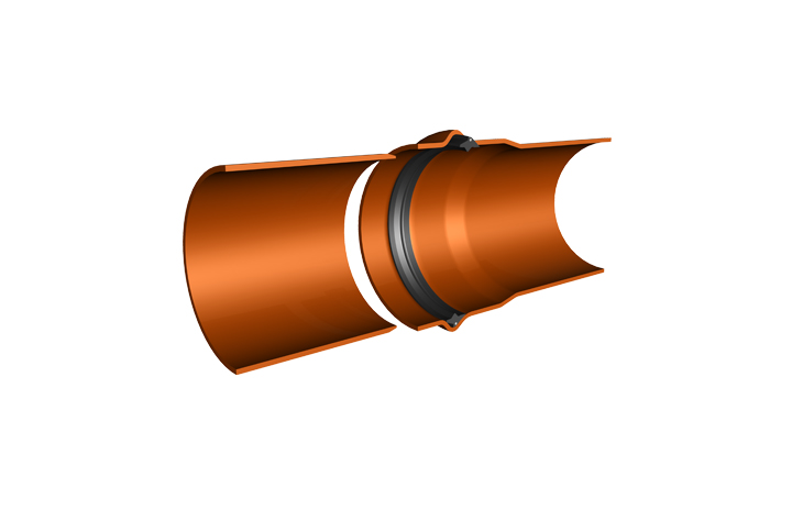 3D Cross section of Trelleborg Rieber Sewer 