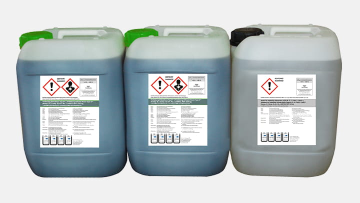 Bidones resina de silicato tipo S - verano